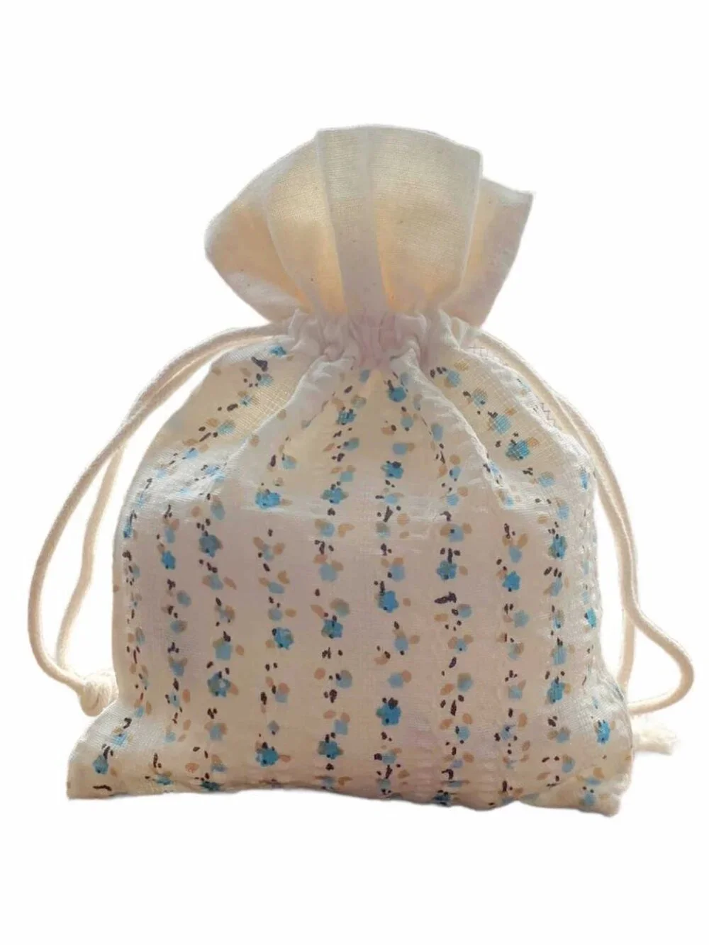 20 Floral Flower Floral Patterned Fabric Gift Bags Jewelry Pouches